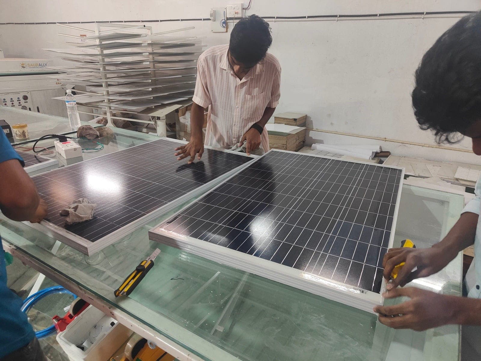 Saurally Solar manufacturing, office and product photo 12