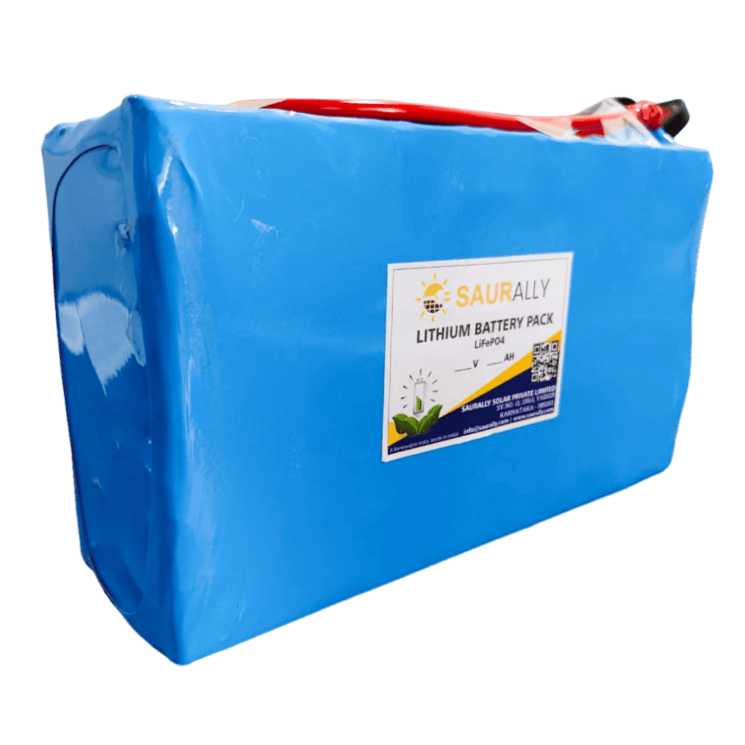 12V 54AH 650Wh Lithium Phosphate Battery Pack with BMS (4s9p)