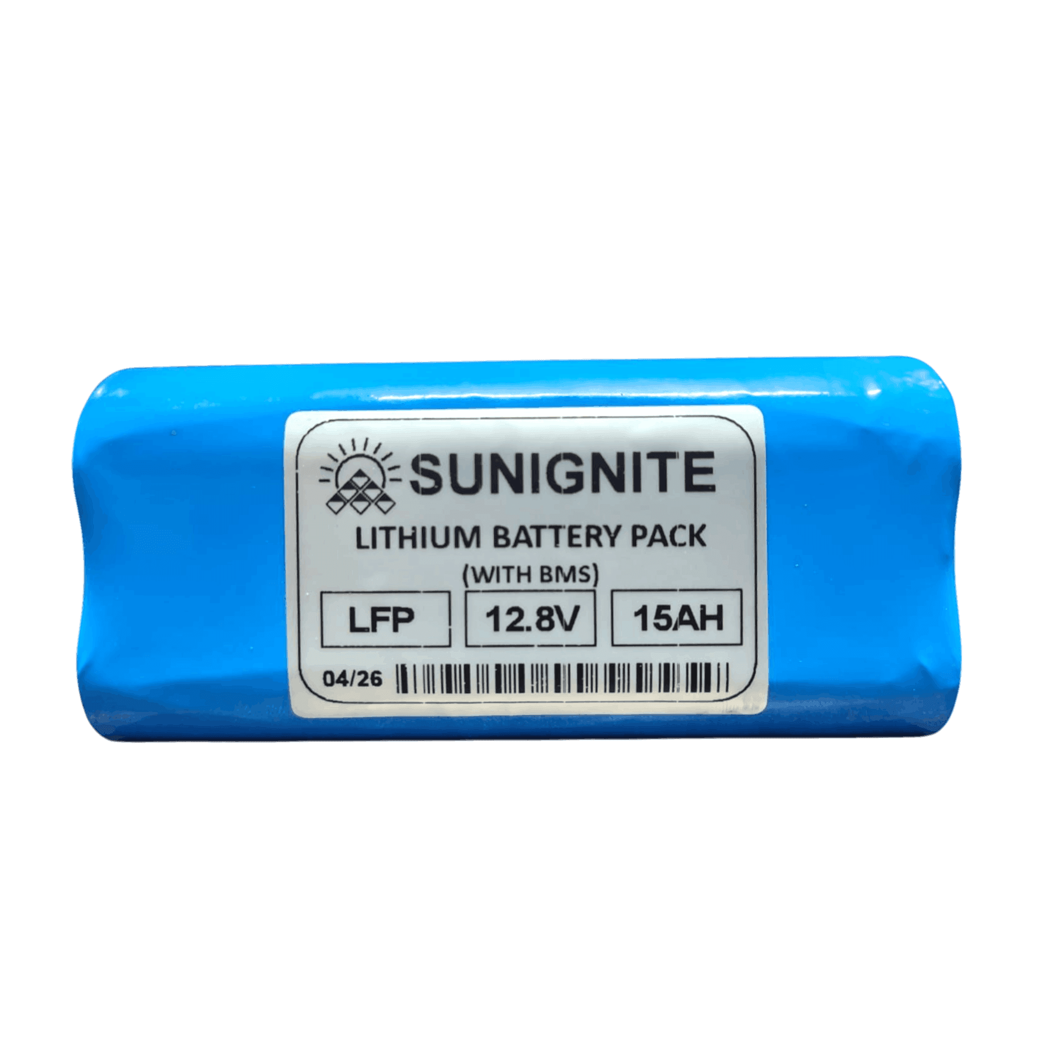 15Ah 12.8V LFP (LiFePO4) Battery Pack With BMS
