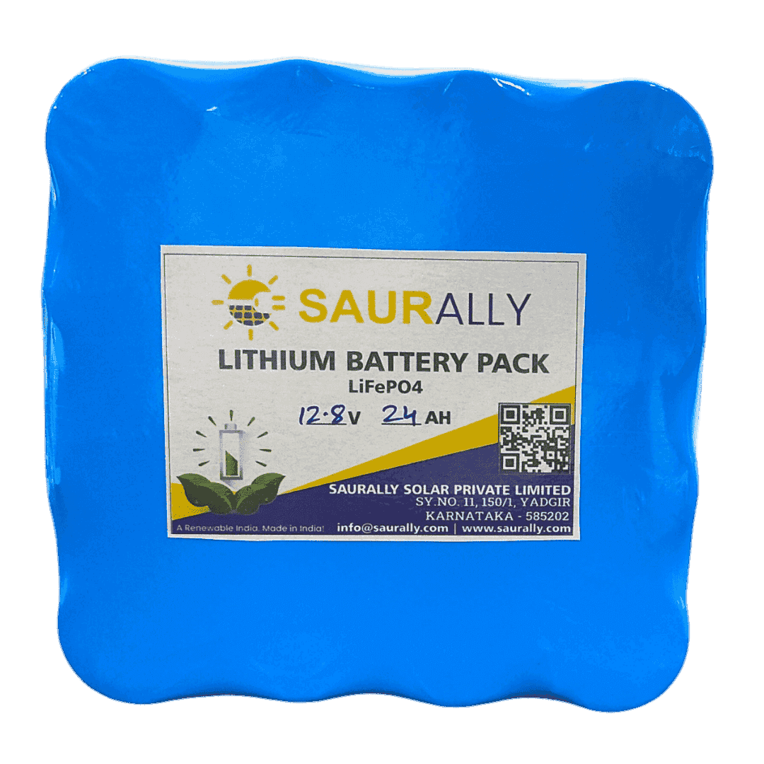 24Ah 12.8V LFP (LiFePO4) Battery Pack With BMS