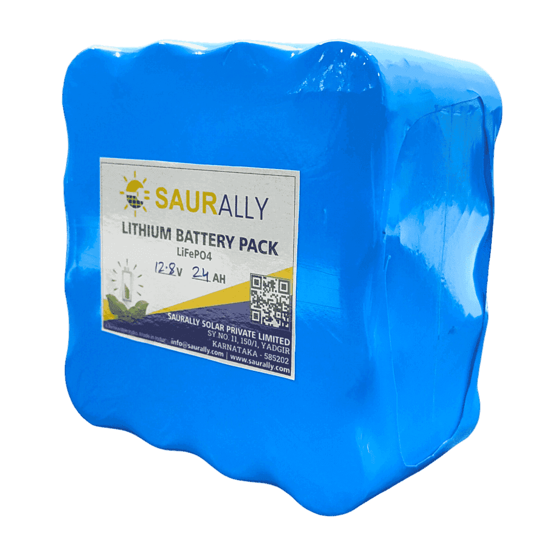 24Ah 12.8V LFP (LiFePO4) Battery Pack With BMS