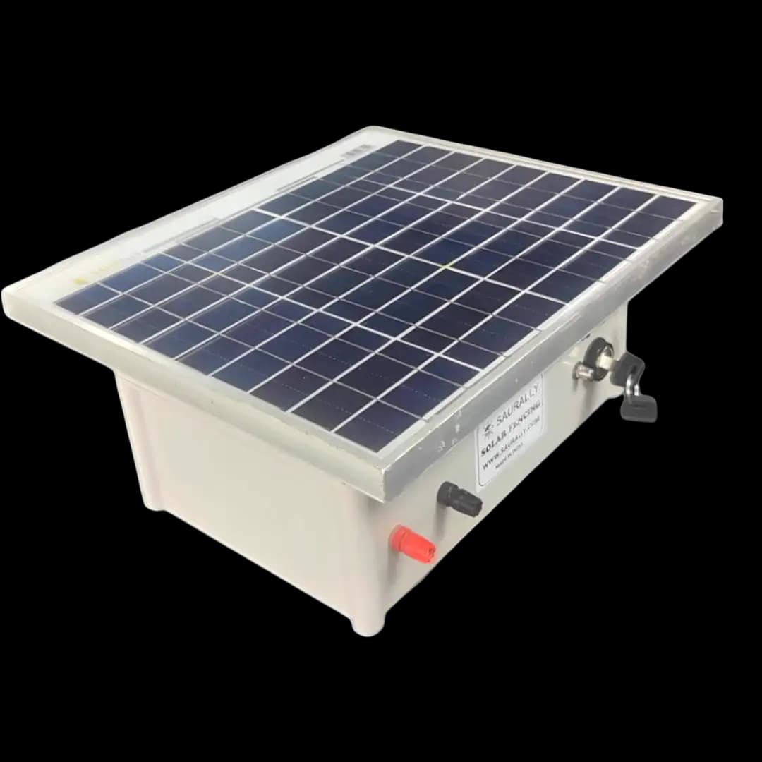 Saurally Solar Fencing Energiser Machine – Zatka Machine 12KV with Stand