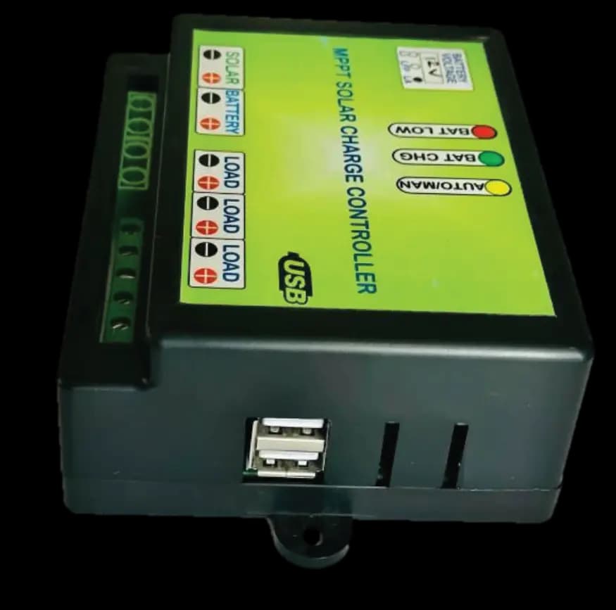 12V, 10A MPPT Solar Charge Controller for Battery Charging and Off Grid Application