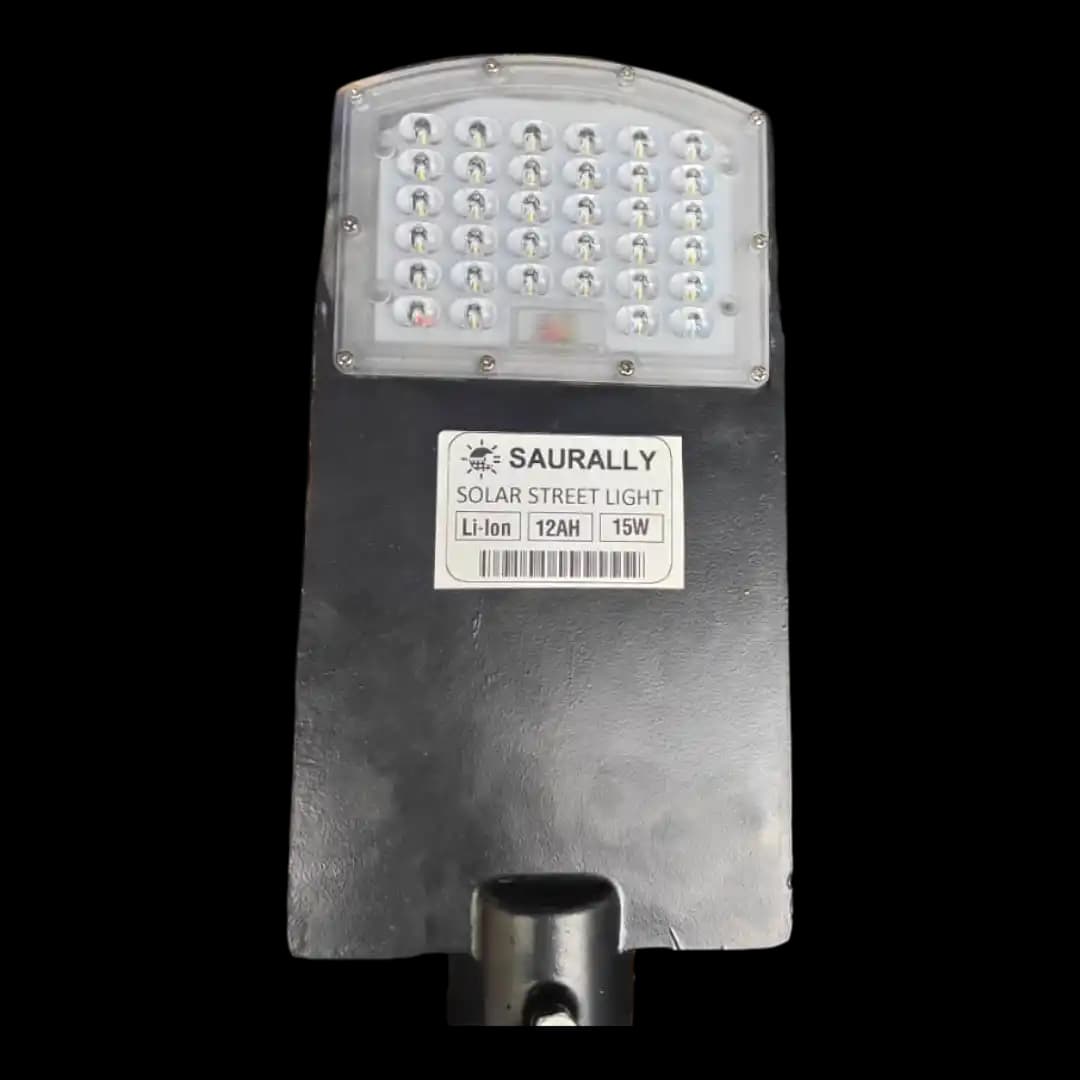 15W SEMI INTEGRATED Solar Stree Light (Luminary With Inbuilt Battery ONLY) Lithium Battery 12AH