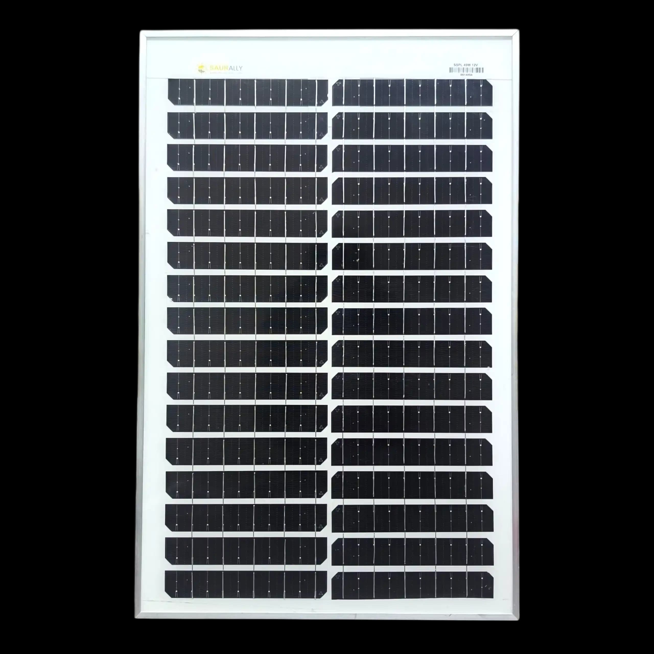 40W 12V SAURALLY Solar Panel Mono
