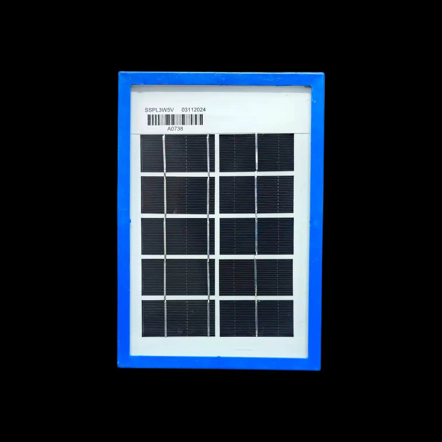 3W, 5V Saurally Solar Panel With 10ft Cable
