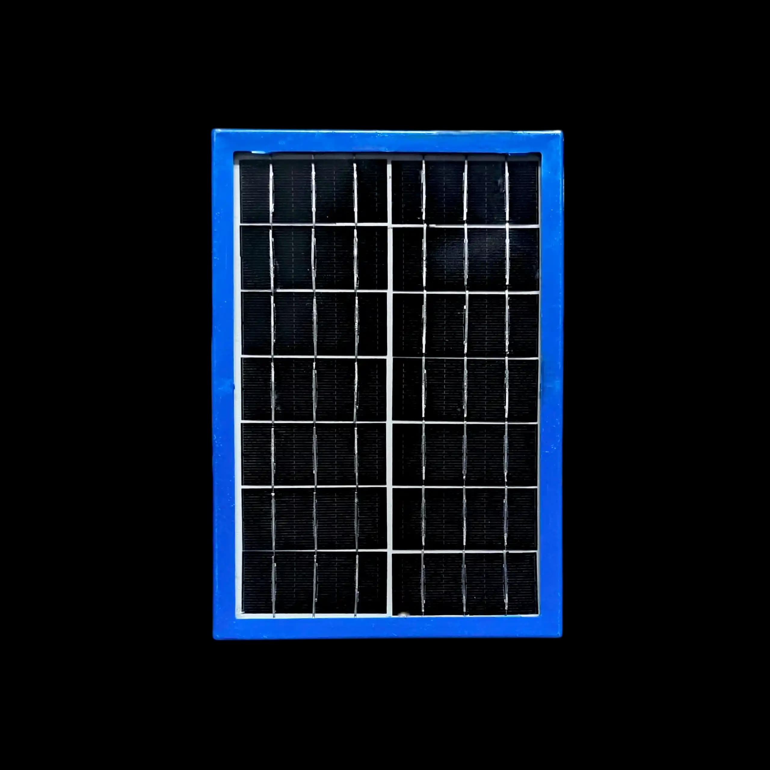 5W, 6V Saurally Solar Panel MONO With 10ft DC Jack Cable