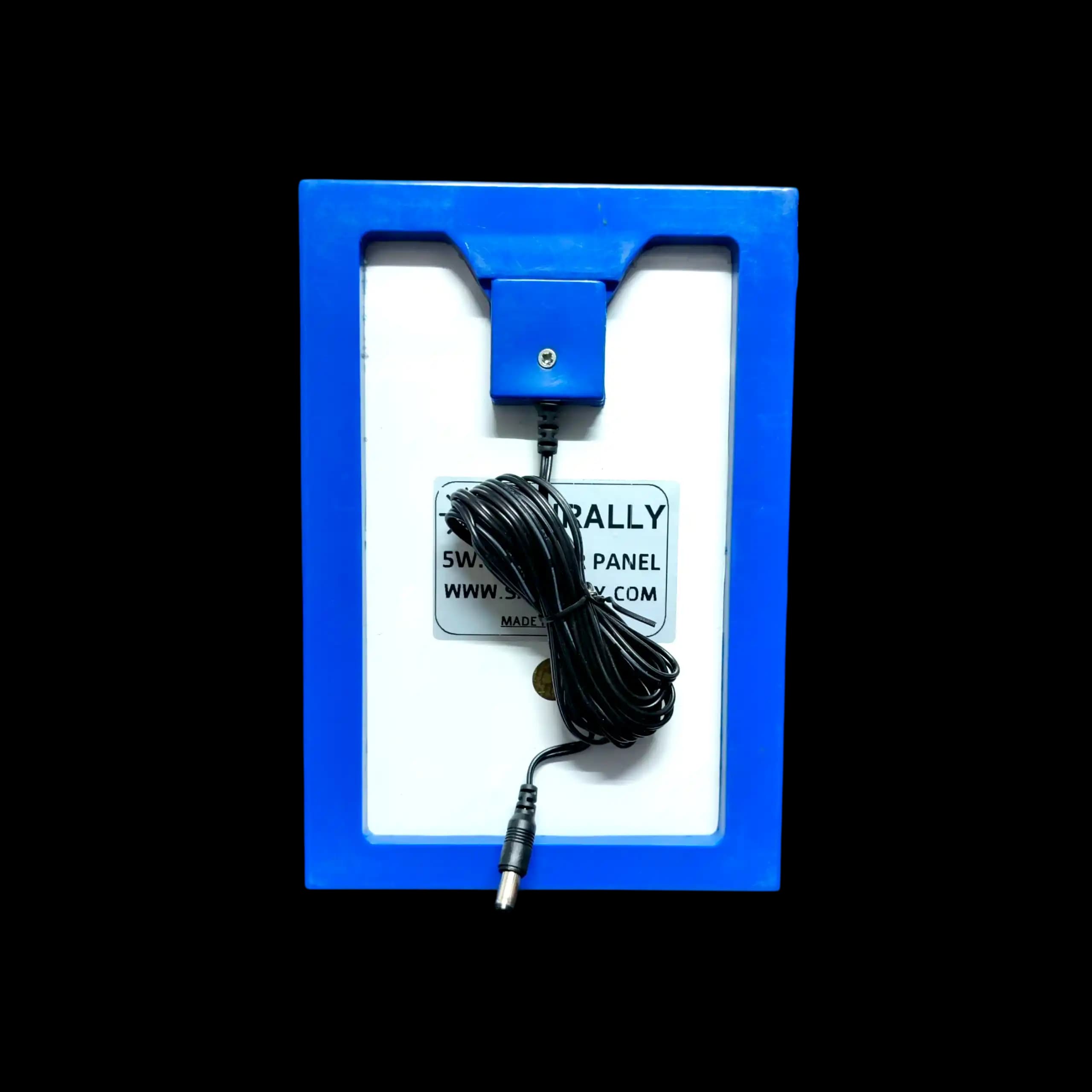 5W, 6V Saurally Solar Panel MONO With 10ft DC Jack Cable