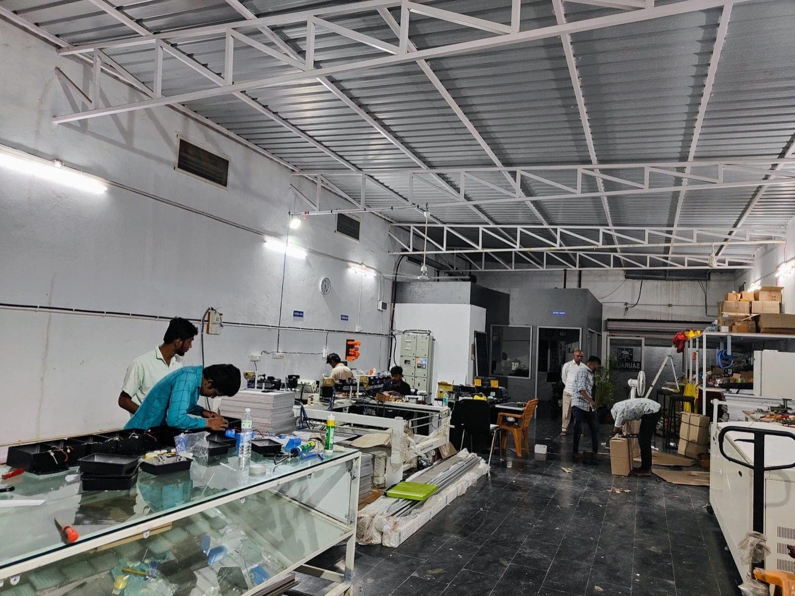 Saurally manufacturing floor in Yadgir, Karnataka