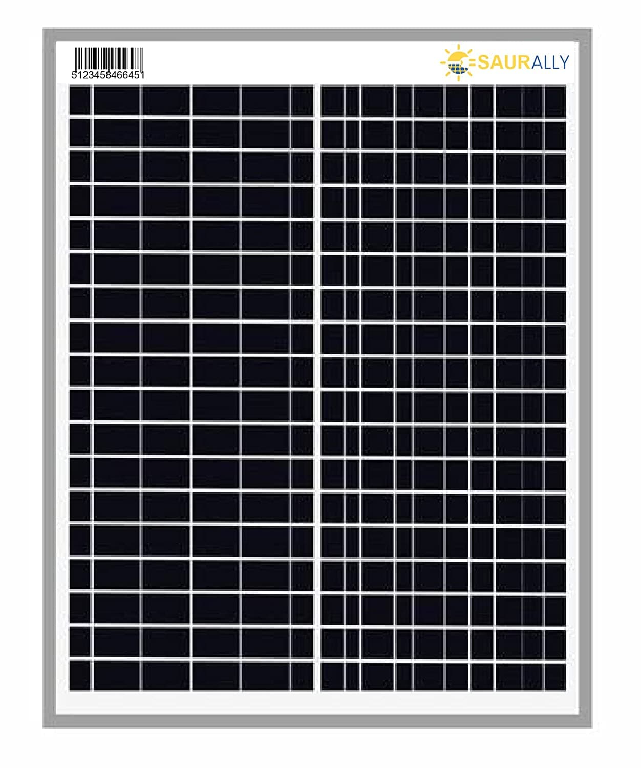 30W 12V SAURALLY Solar Panel Mono