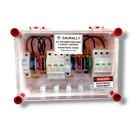 Solar Distribution Box DCDB - 2 IN - 2 OUT - 1000V (8KW-12KW)
