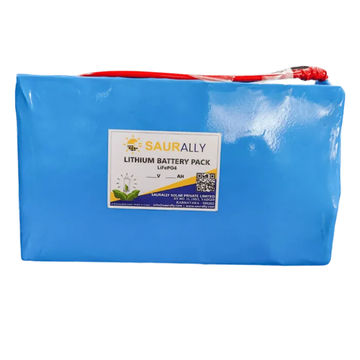 12V 54AH 650Wh Lithium Phosphate Battery Pack with BMS (4s9p) - Image 1
