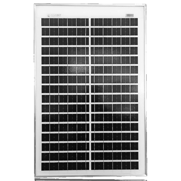 SAURALLY 40W 12V Solar Panel for Battery Charging, DIY Projects, Garden/Street Light