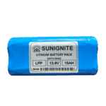 15Ah 12.8V LFP (LiFePO4) Battery Pack With BMS